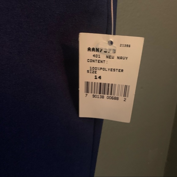 NWT EHL Navy Pull up Pants - Picture 3 of 5